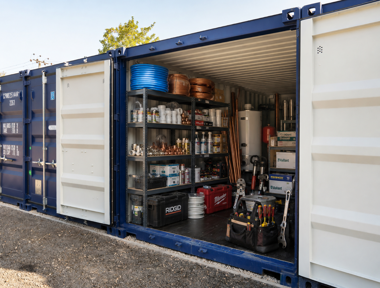 storage for plumbers gloucester berkeley newport